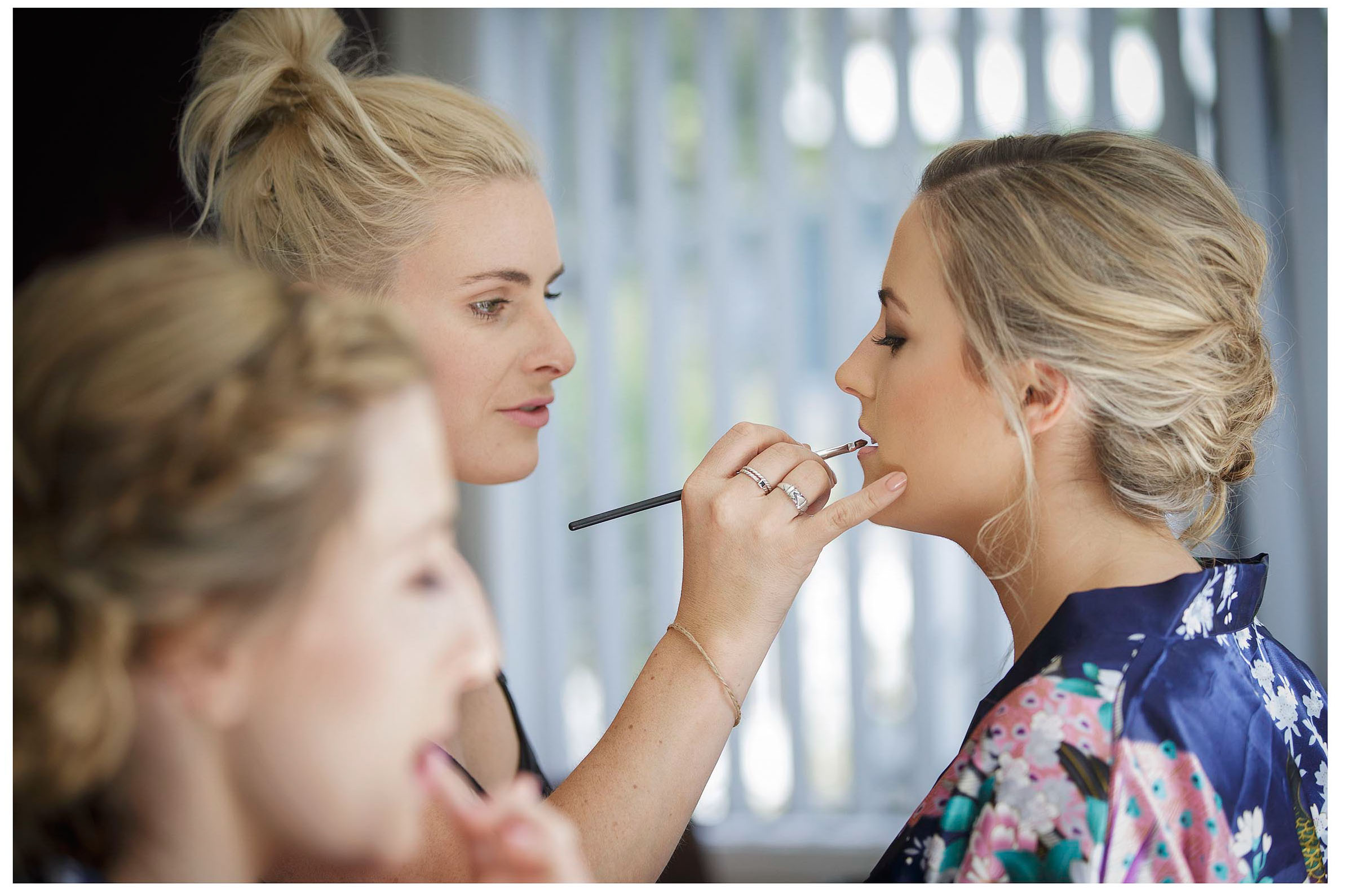 Bride hair and make up Wedding photo by Chris Loufte