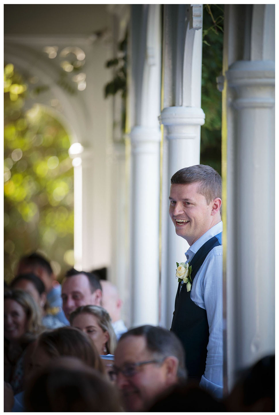 wedding photo by Chris Loufte Alberton House Auckland