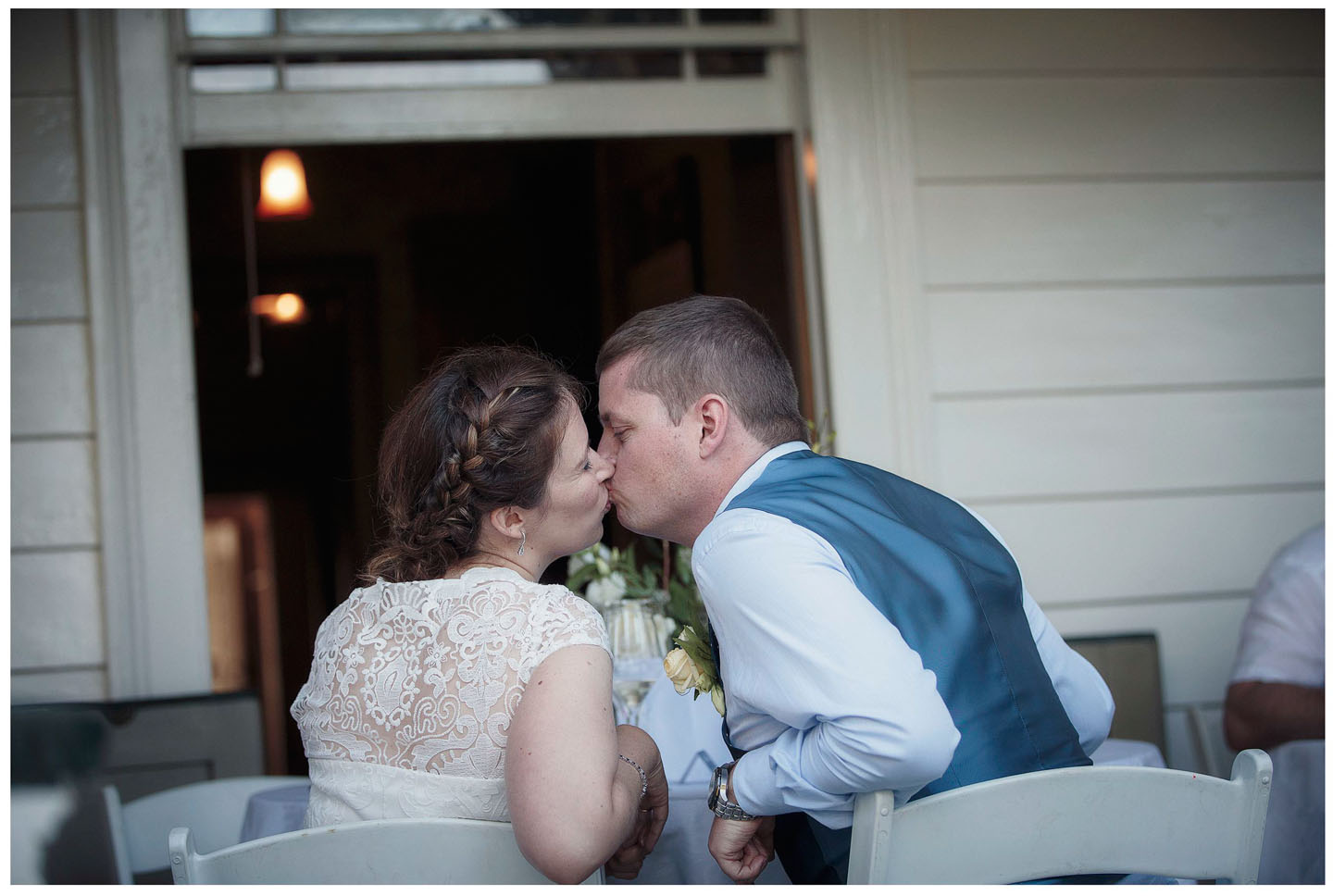 wedding photo by Chris Loufte Alberton House Auckland