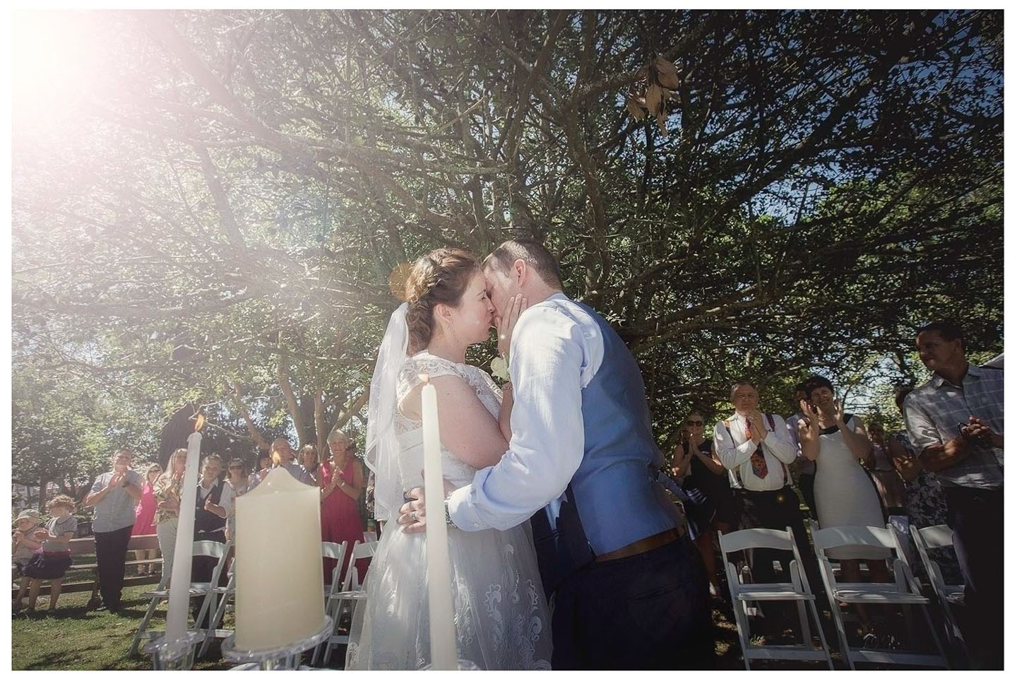 wedding photo by Chris Loufte Alberton House Auckland