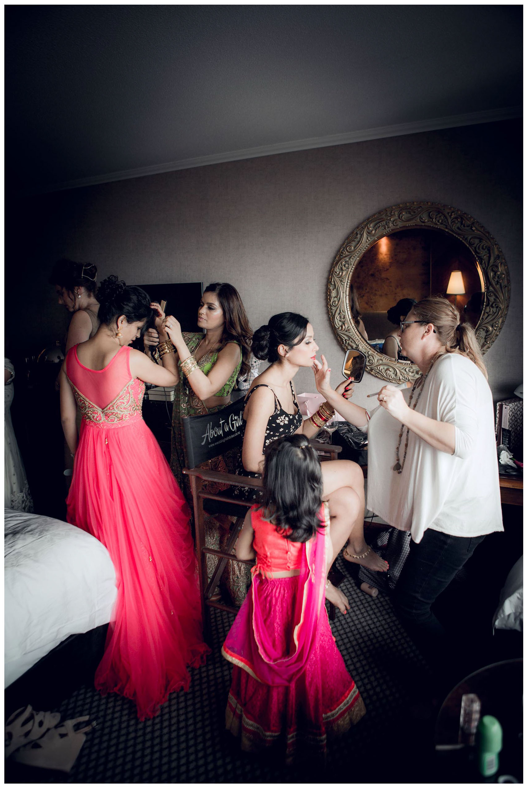Indian wedding att The Auckland Langham Hotel photo by Chris Loufte